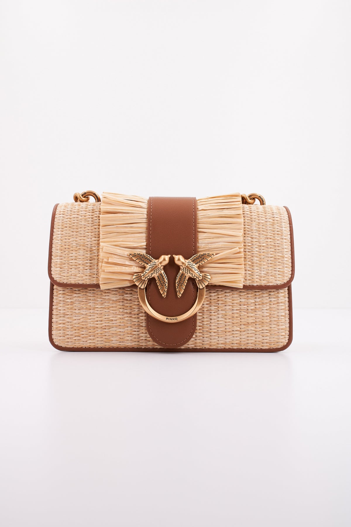 PINKO LOVE ONE MINI LIGHT CL en color MARRON CLARO (1)