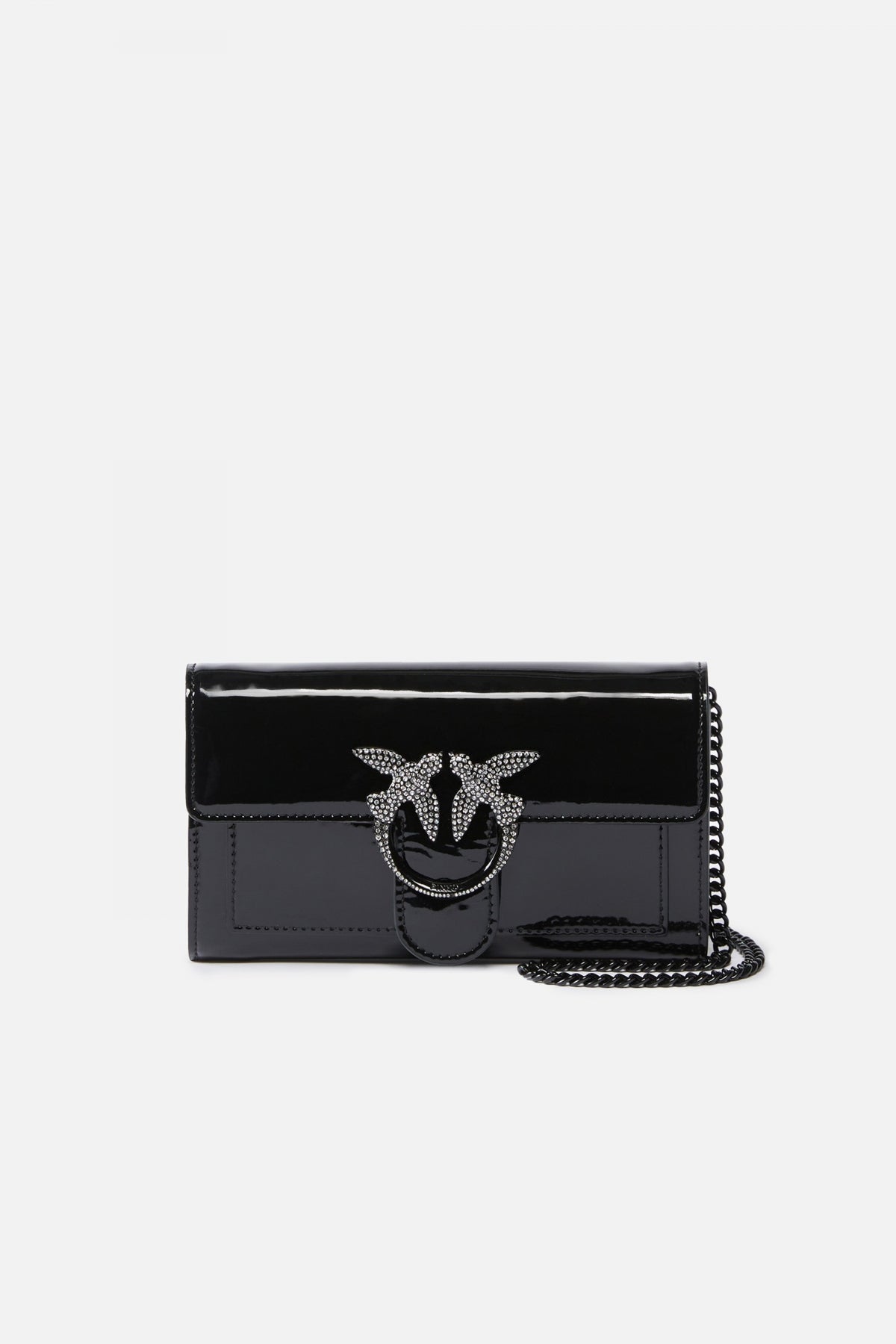 PINKO LOVE ICON WALLET C en color NEGRO (1)