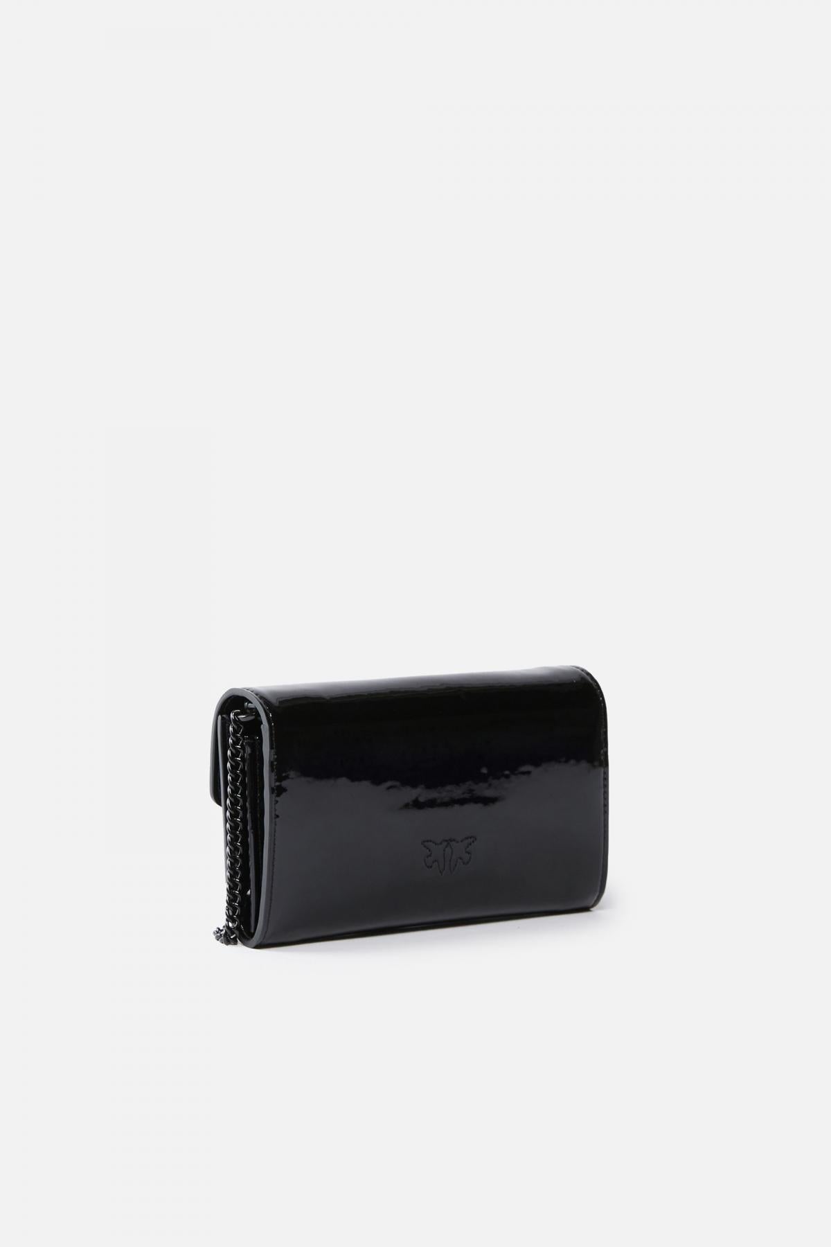 PINKO LOVE ICON WALLET C en color NEGRO (2)