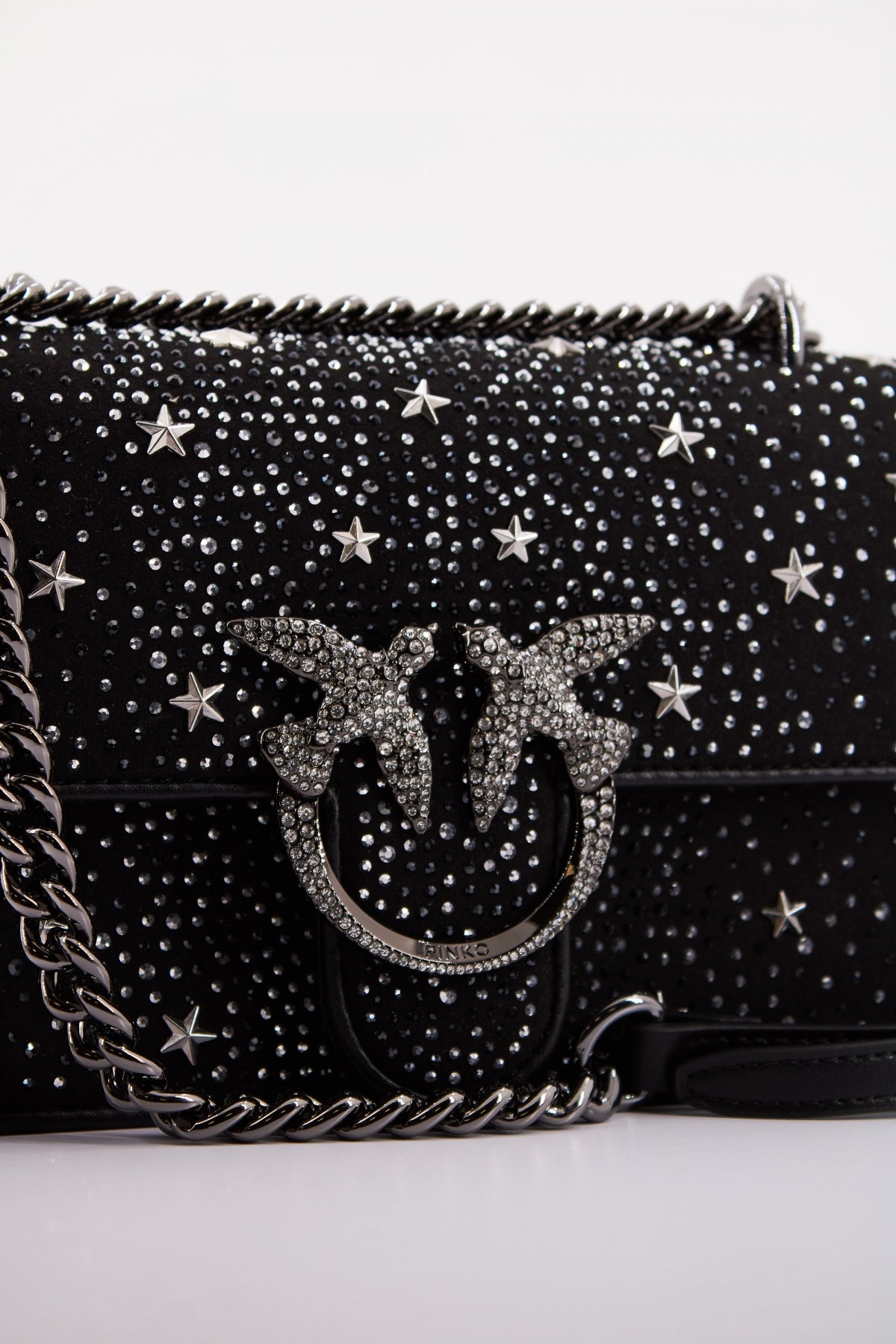 PINKO LOVE ICON MINI DC en color NEGRO (4)