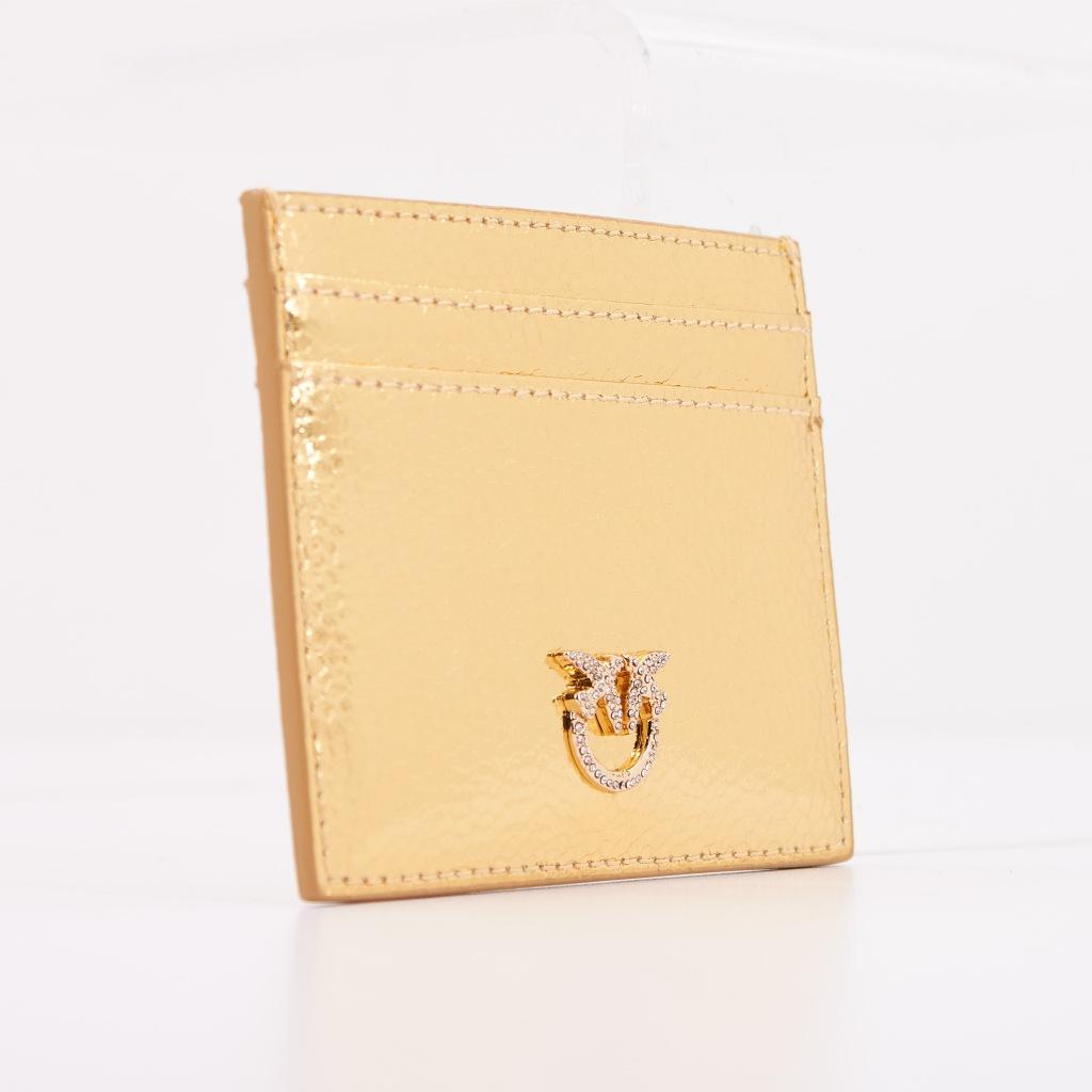 PINKO CARD HOLDER SIMPLY en color ORO (5)