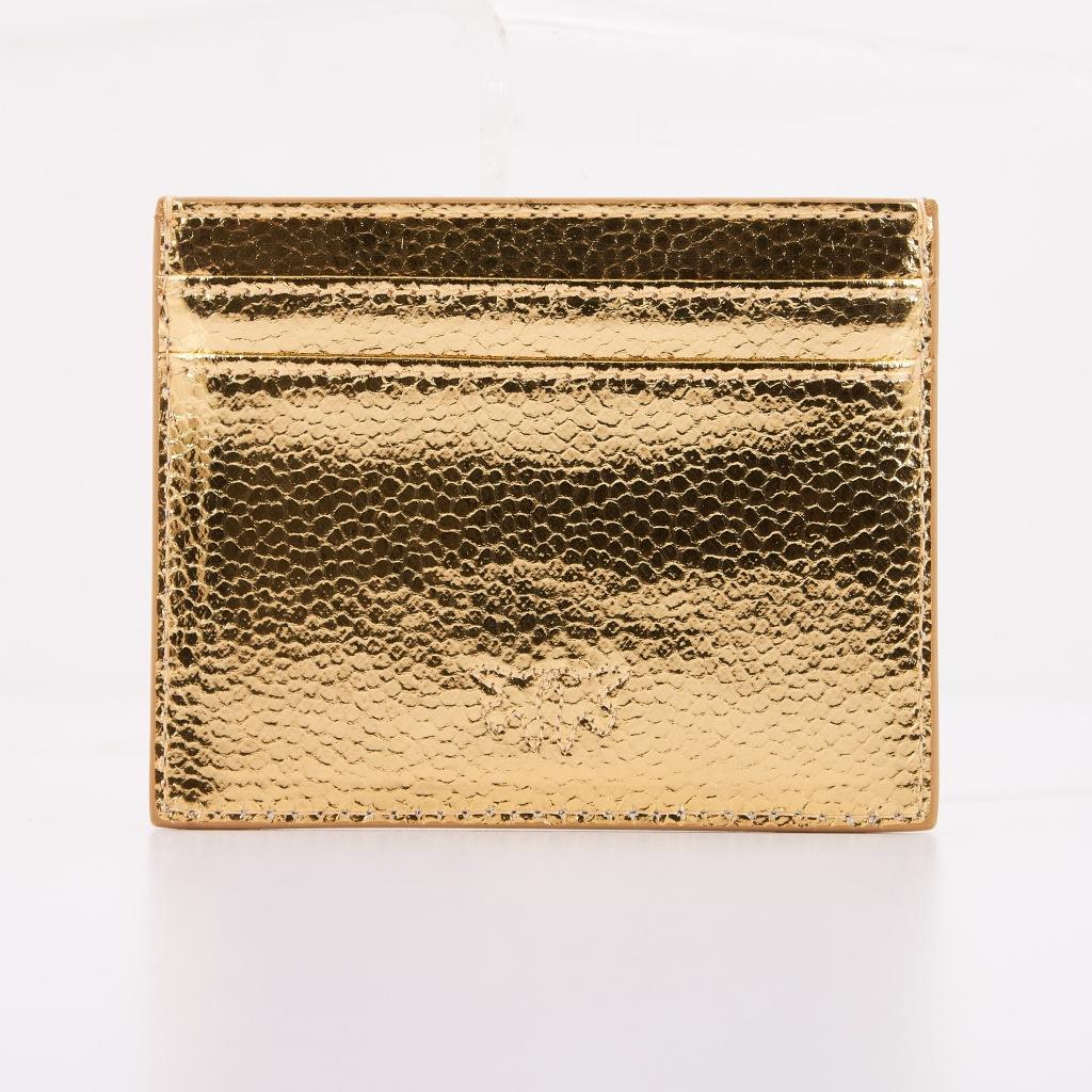 PINKO CARD HOLDER SIMPLY en color ORO (6)
