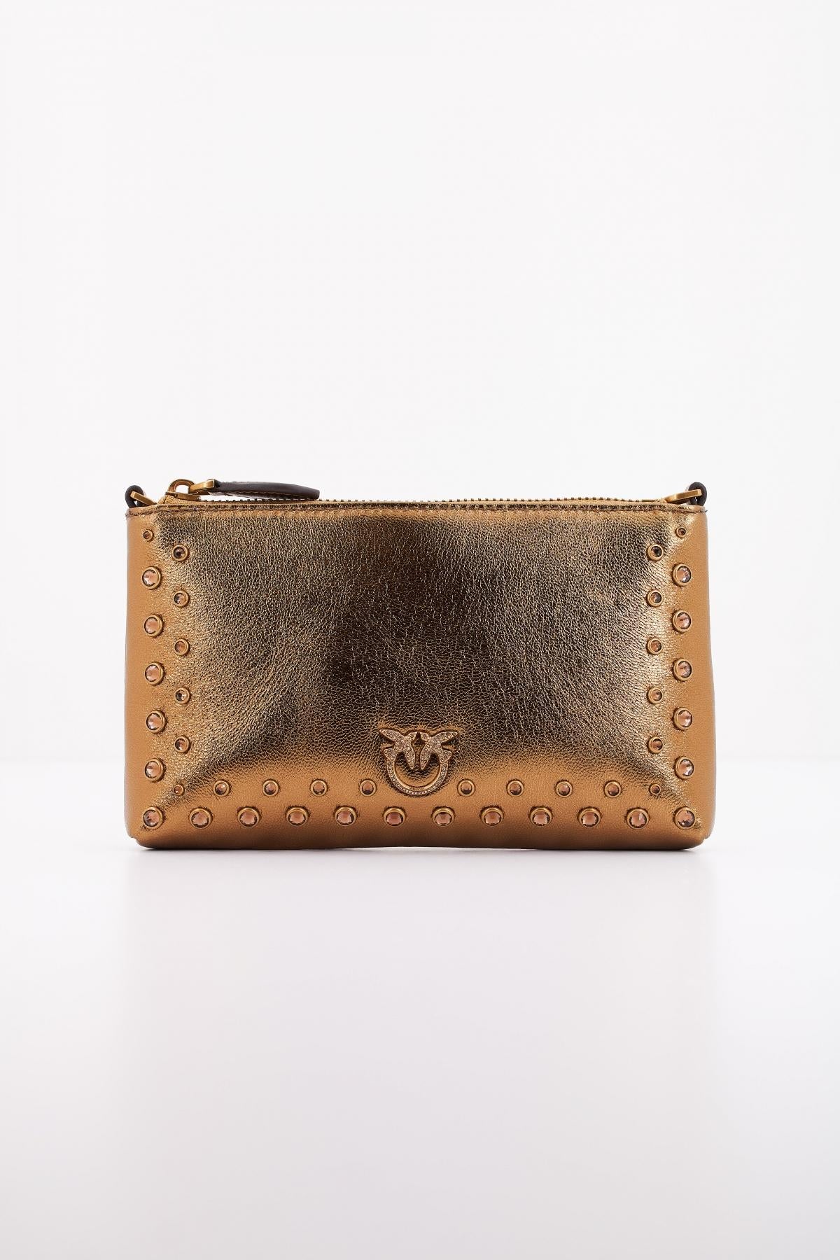PINKO FLAT HORIZONTAL MINI en color BRONCE (1)