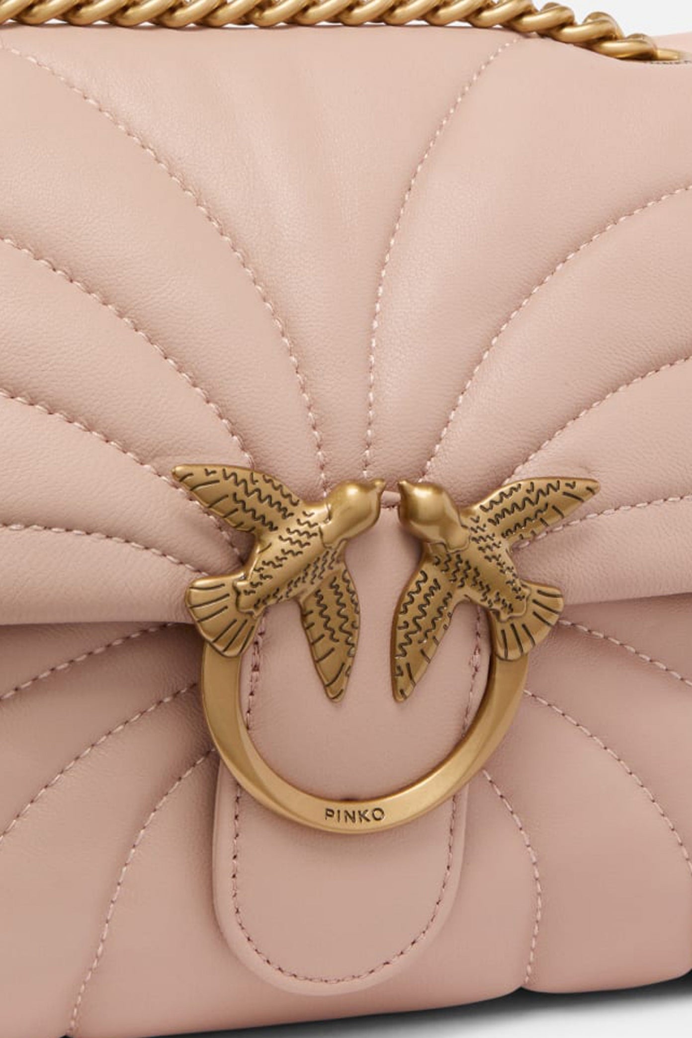 PINKO AEX LOVE PUFF MINI CL SHEEP en color ROSA (4)