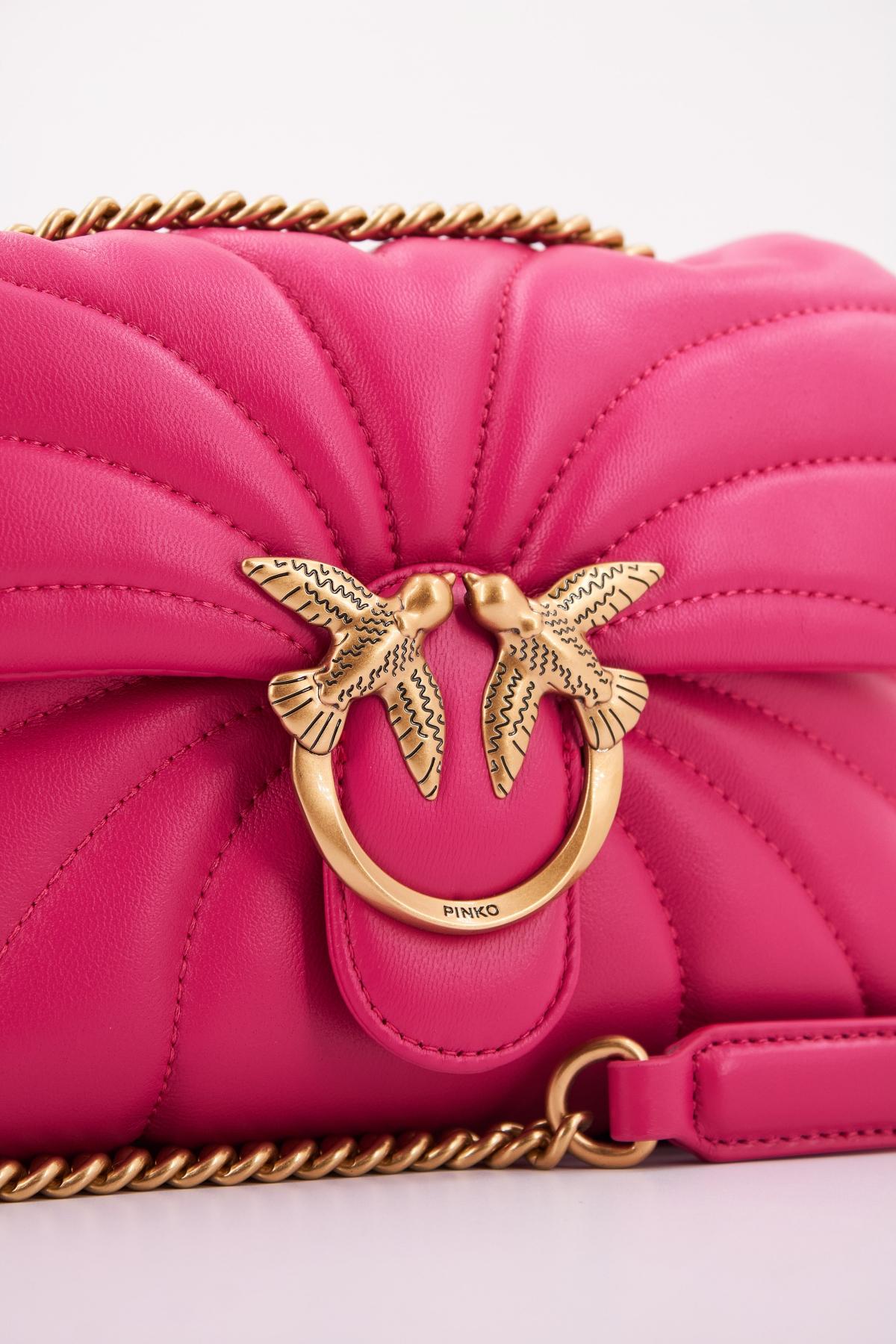PINKO AEX LOVE MINI PUFF CL en color ROSA (4)