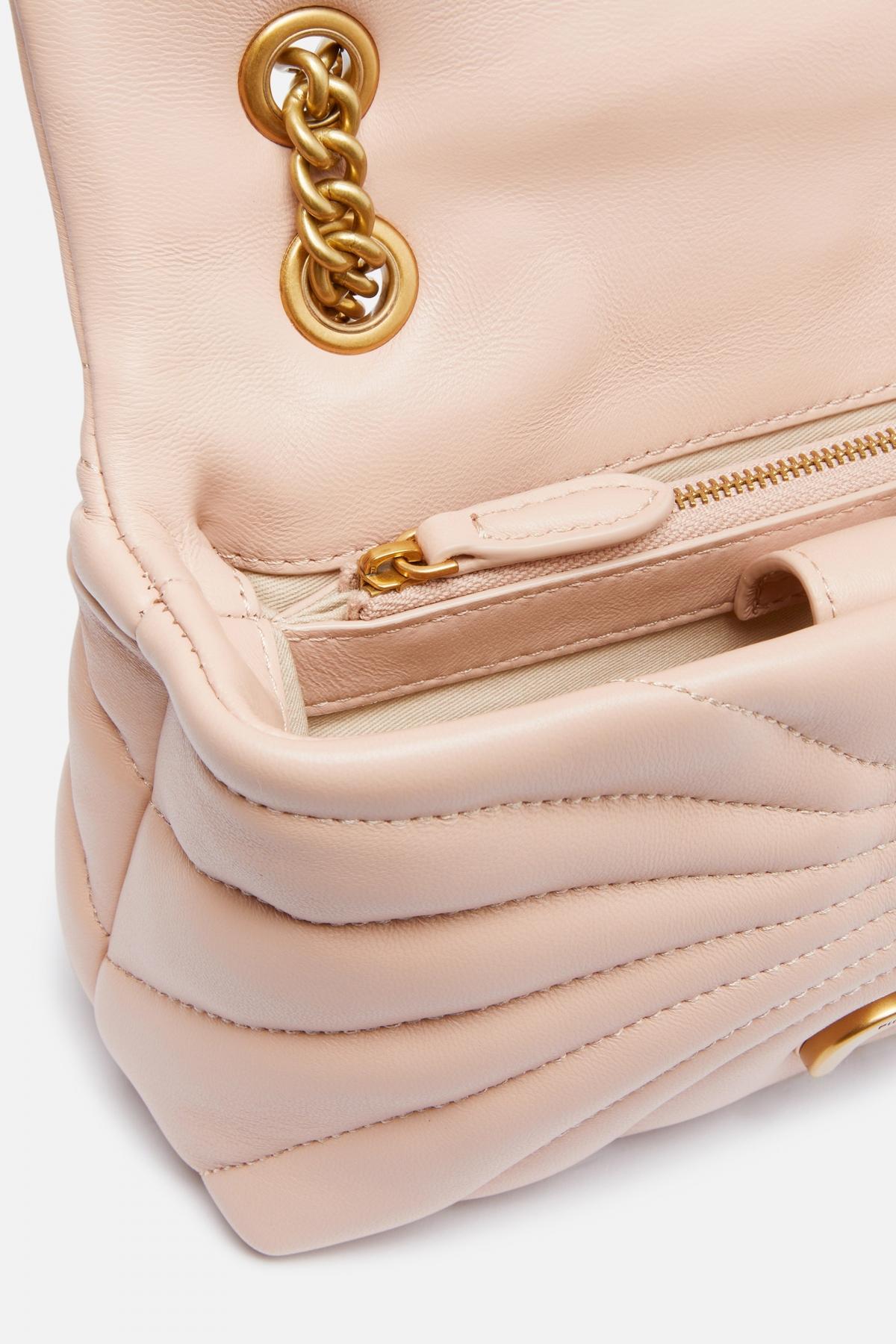 PINKO AEX LOVE MINI PUFF CL en color NUDE (4)