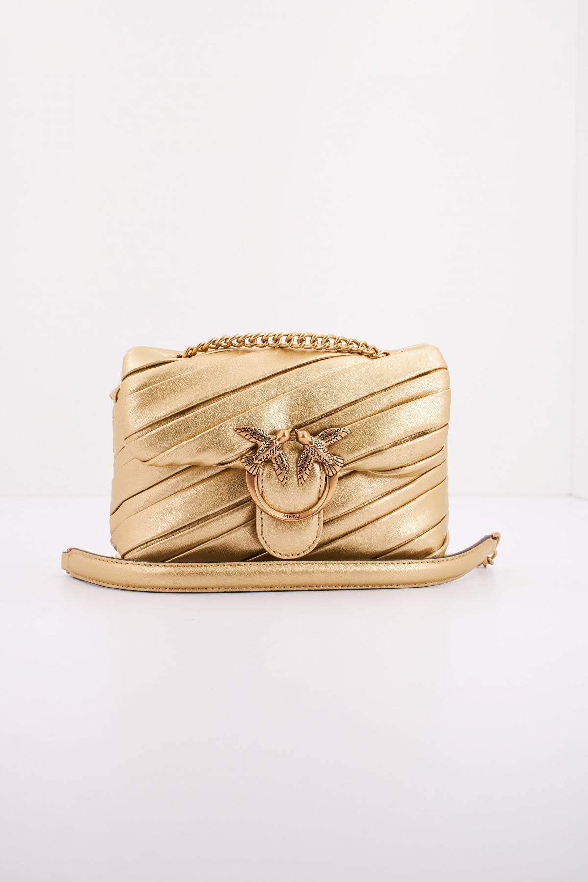PINKO LOVE BABY PUFF CL en color ORO (1)