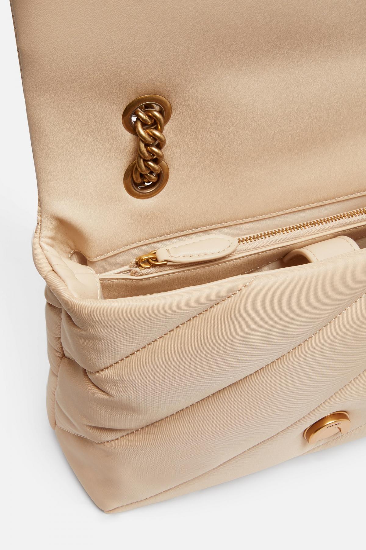PINKO LOVE PUFF CLASSIC CL en color BEIS (4)