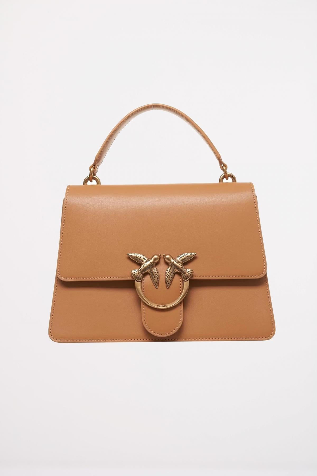 PINKO LOVE ONE TOP HAND en color MARRON (1)