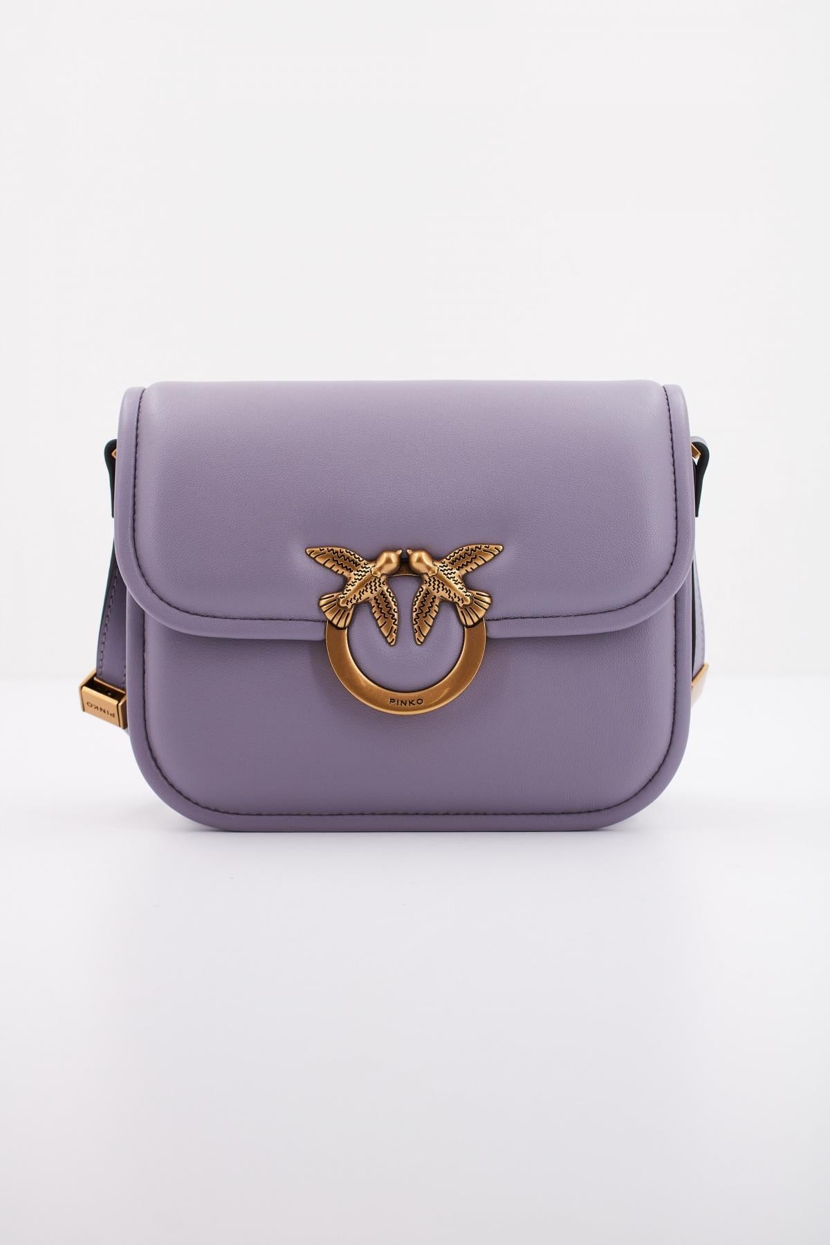 PINKO LOVE BOX BAG FL M en color VIOLETA (1)