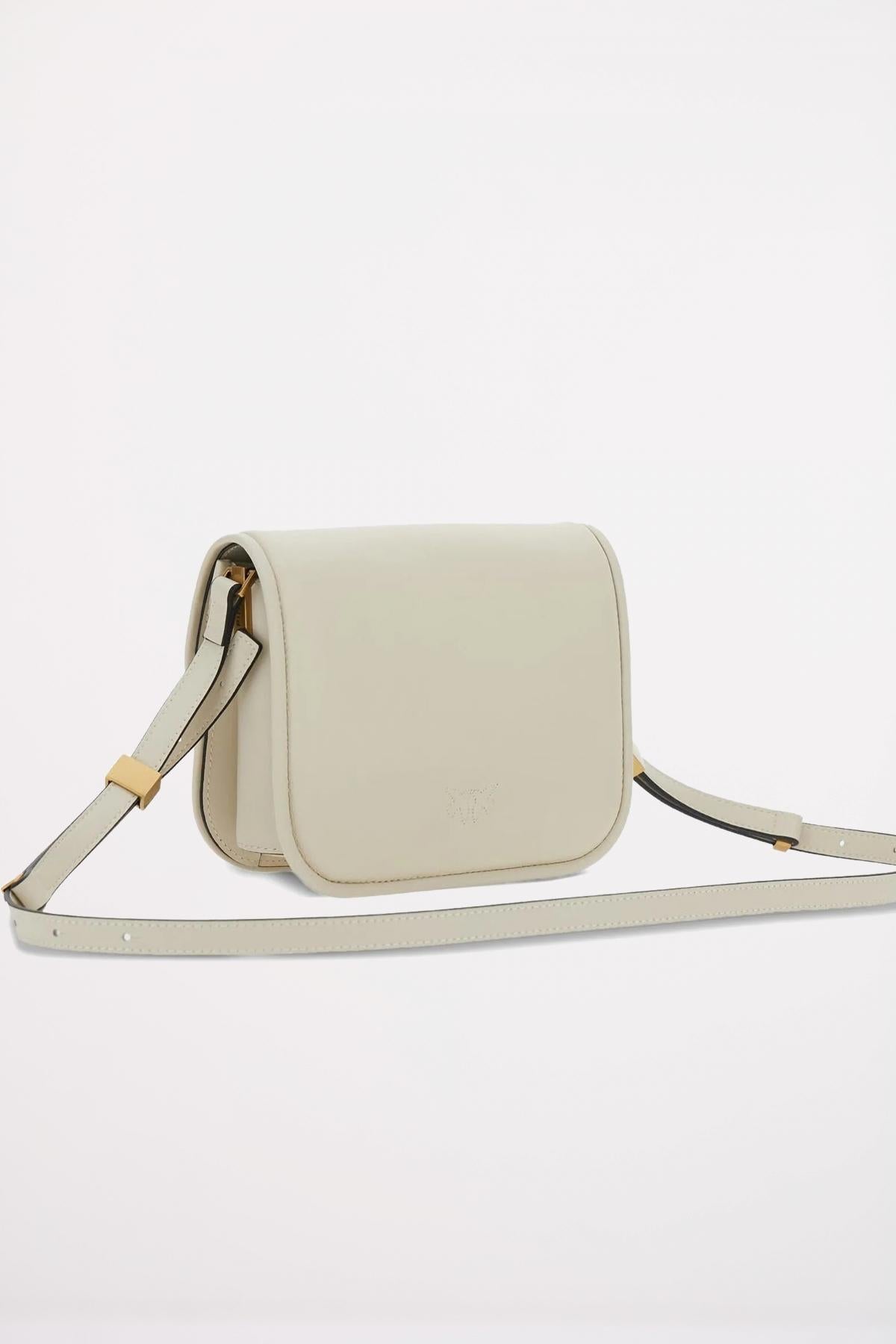PINKO LOVE BOX BAG FL M en color BLANCO (2)