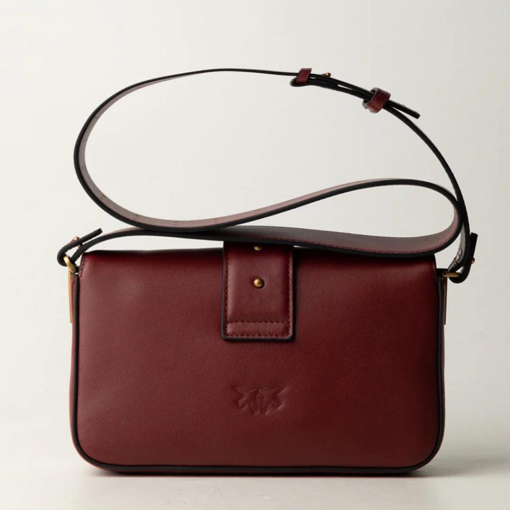PINKO LOVE ONE MINI SLO en color BURDEOS (6)