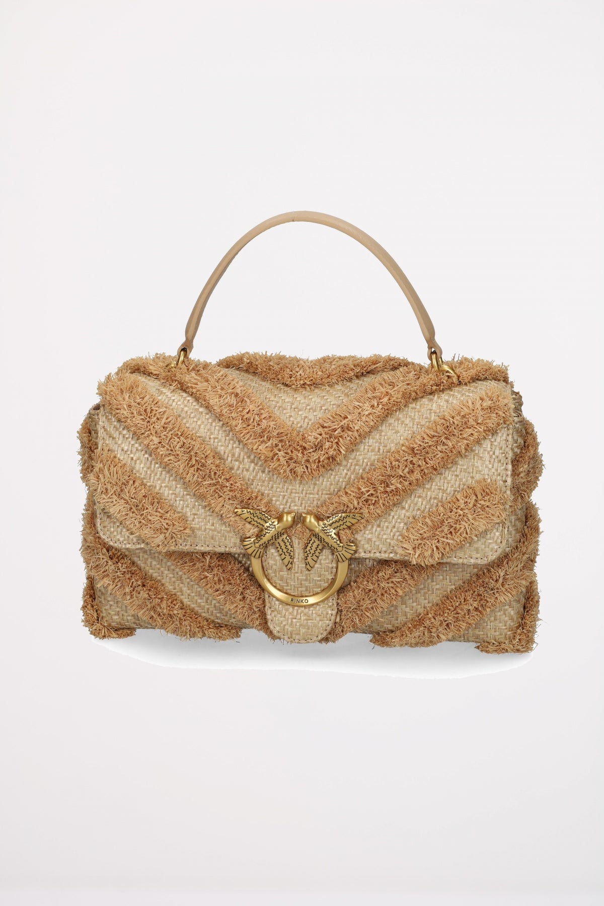 PINKO LOVE LADY PUFF CLASSIC CL en color MARRON CLARO (1)