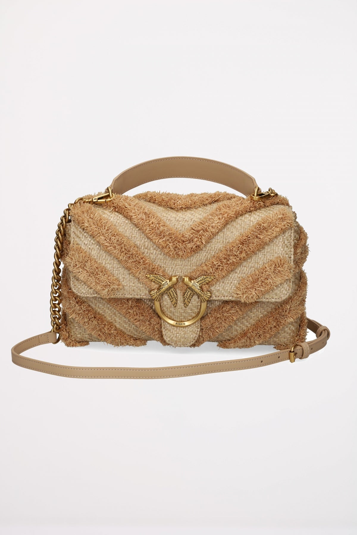 PINKO LOVE LADY PUFF CLASSIC CL en color MARRON CLARO (3)