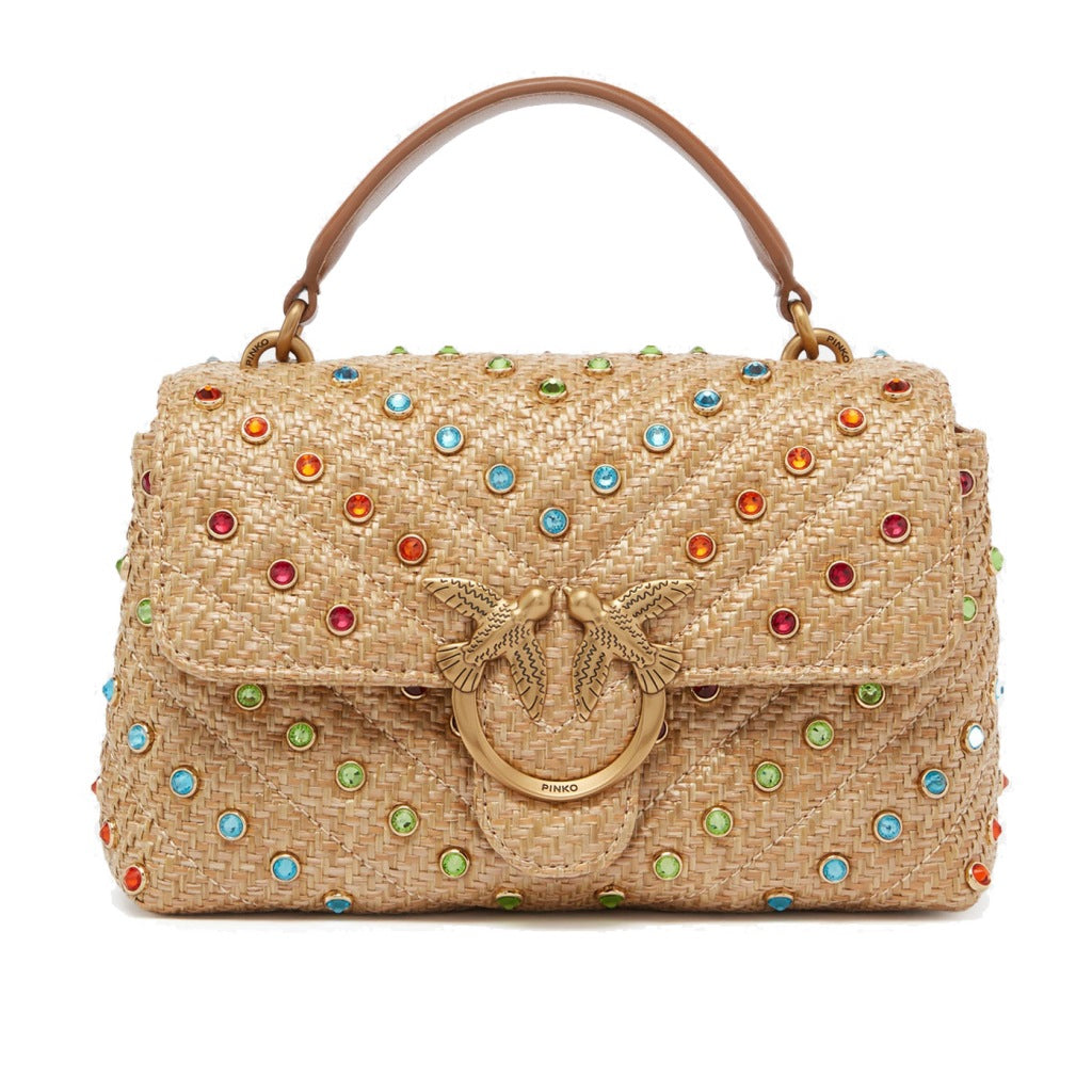 PINKO LOVE MINI LADY PUFF CL en color MARRON CLARO (4)