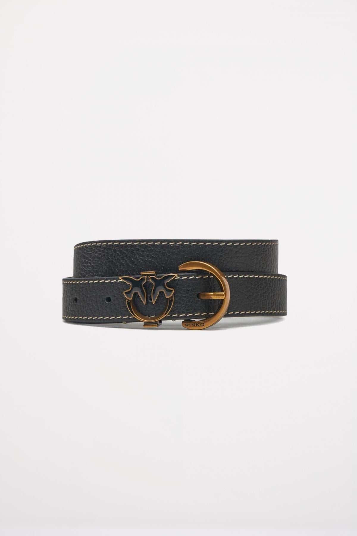 PINKO TAMBORIL H, BELT en color NEGRO (1)