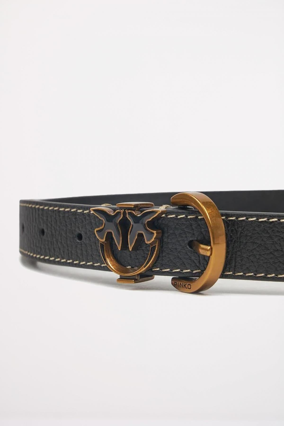 PINKO TAMBORIL H, BELT en color NEGRO (2)