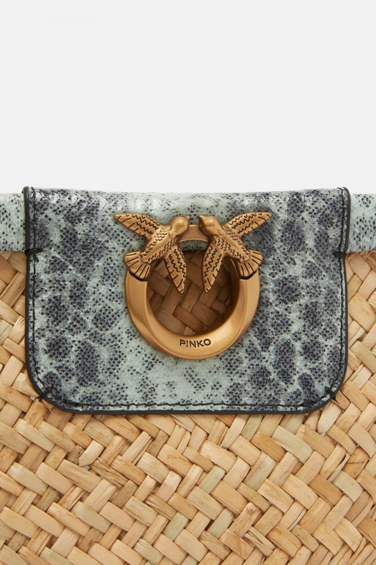 PINKO LOVE SUMMER BUCKET en color MARRON CLARO (3)