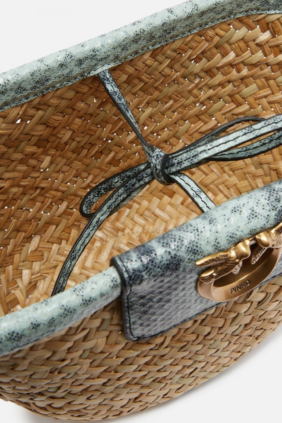 PINKO LOVE SUMMER BUCKET en color MARRON CLARO (4)
