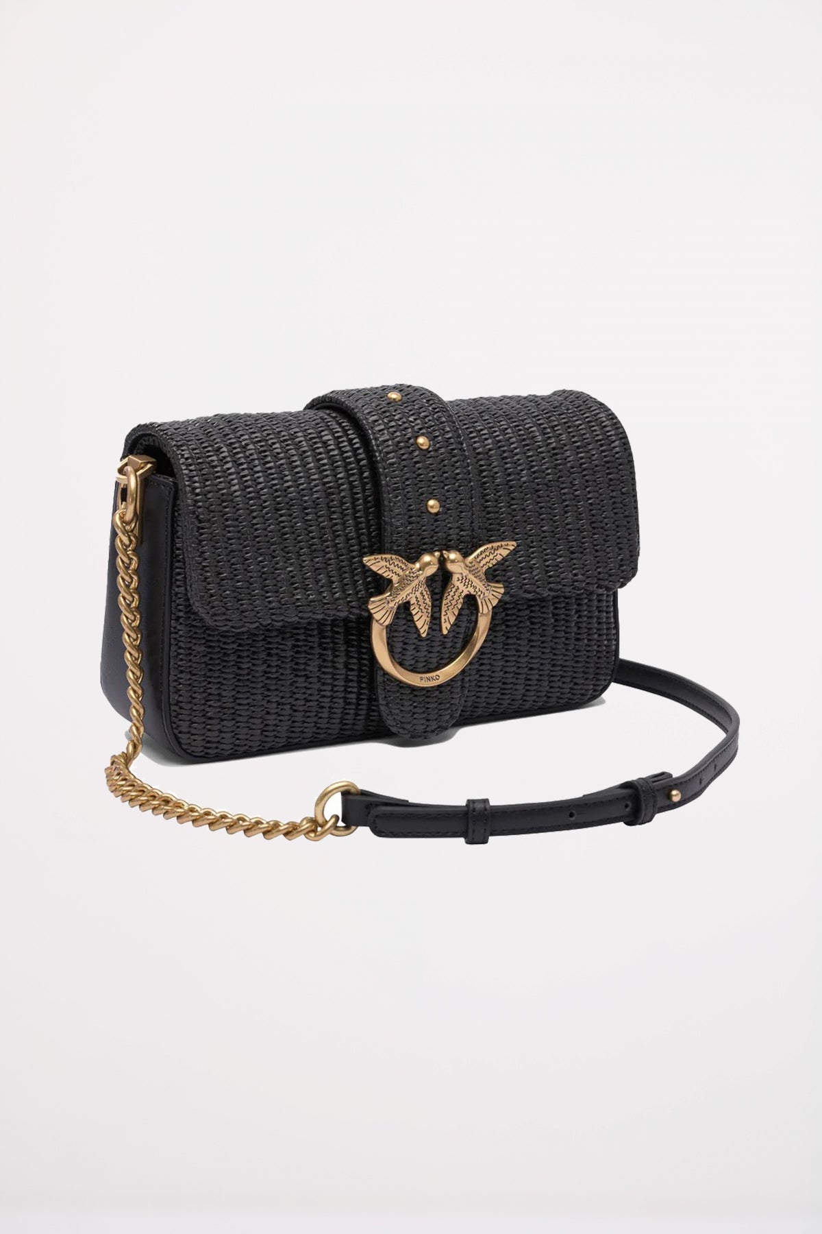 PINKO LOVE ONE MINI SLOUCHY en color NEGRO (2)