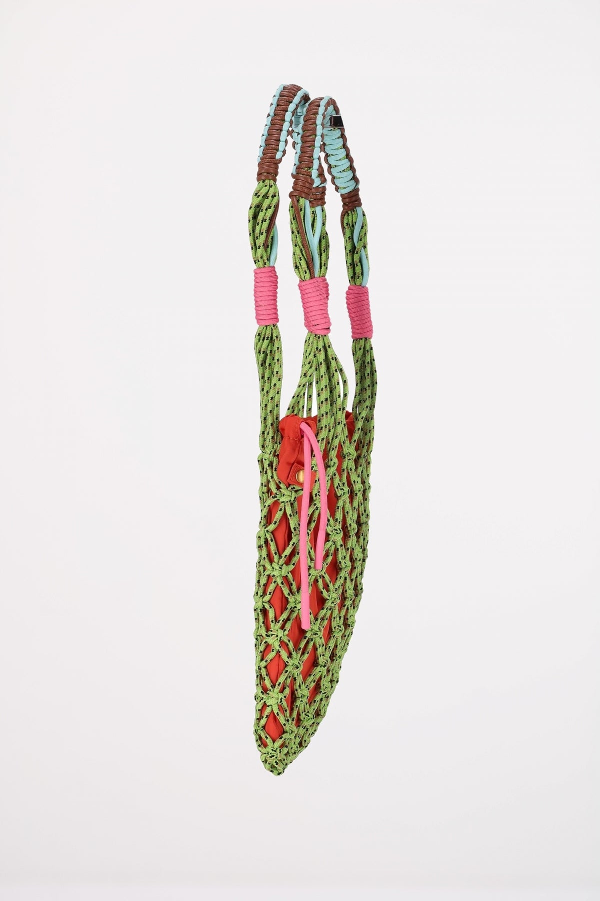 PINKO HAND POUCH CLASSIC en color VERDE (2)