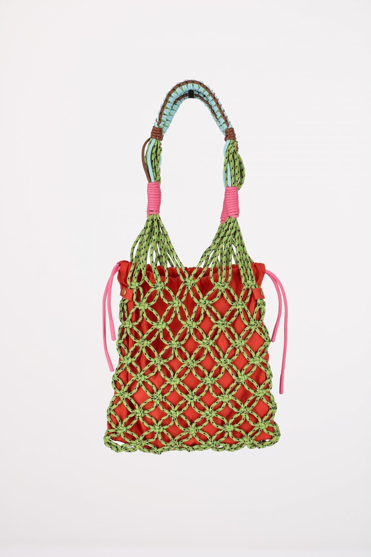 PINKO HAND POUCH CLASSIC en color VERDE (3)