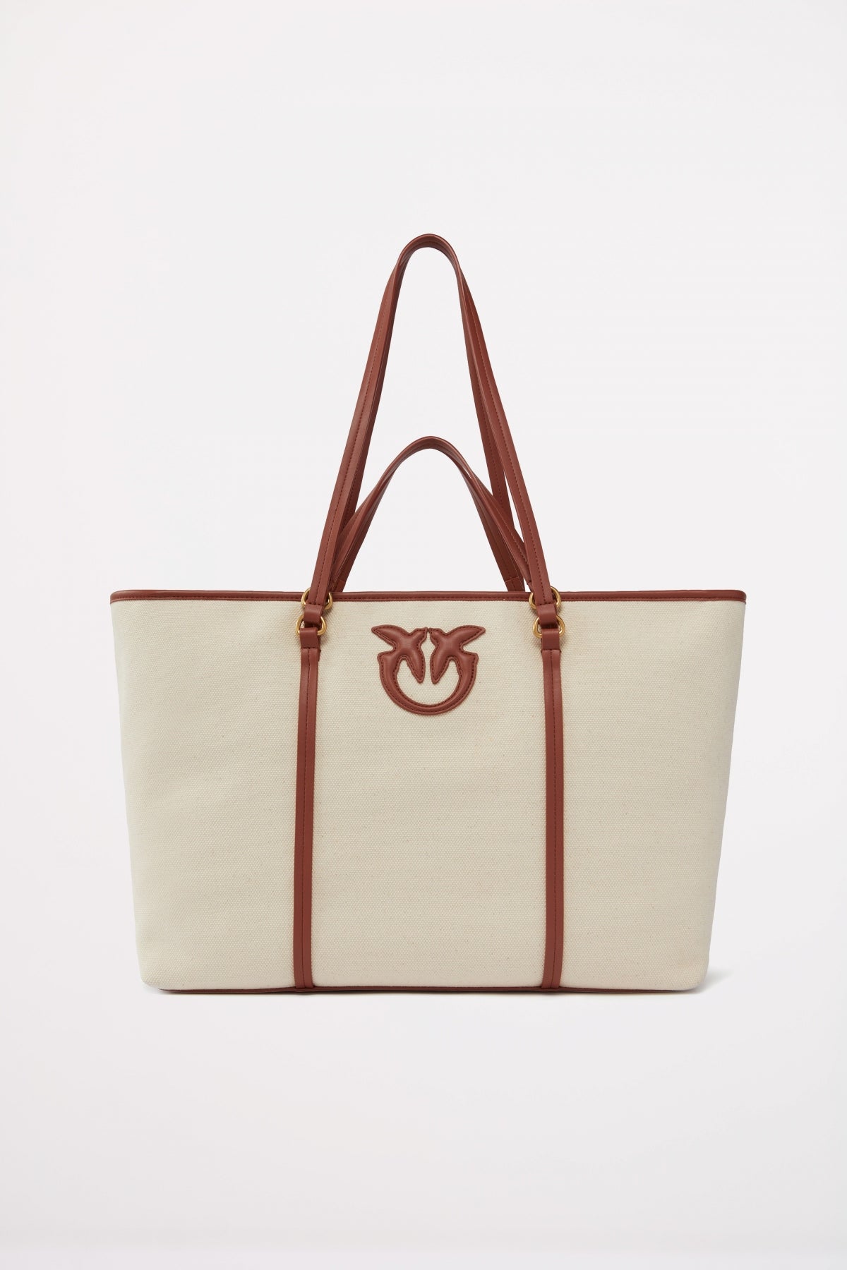 PINKO MIRANDA SHOPPER en color BEIS (1)
