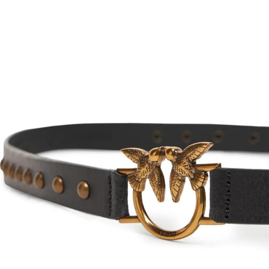 PINKO DITA H BELT en color NEGRO (6)