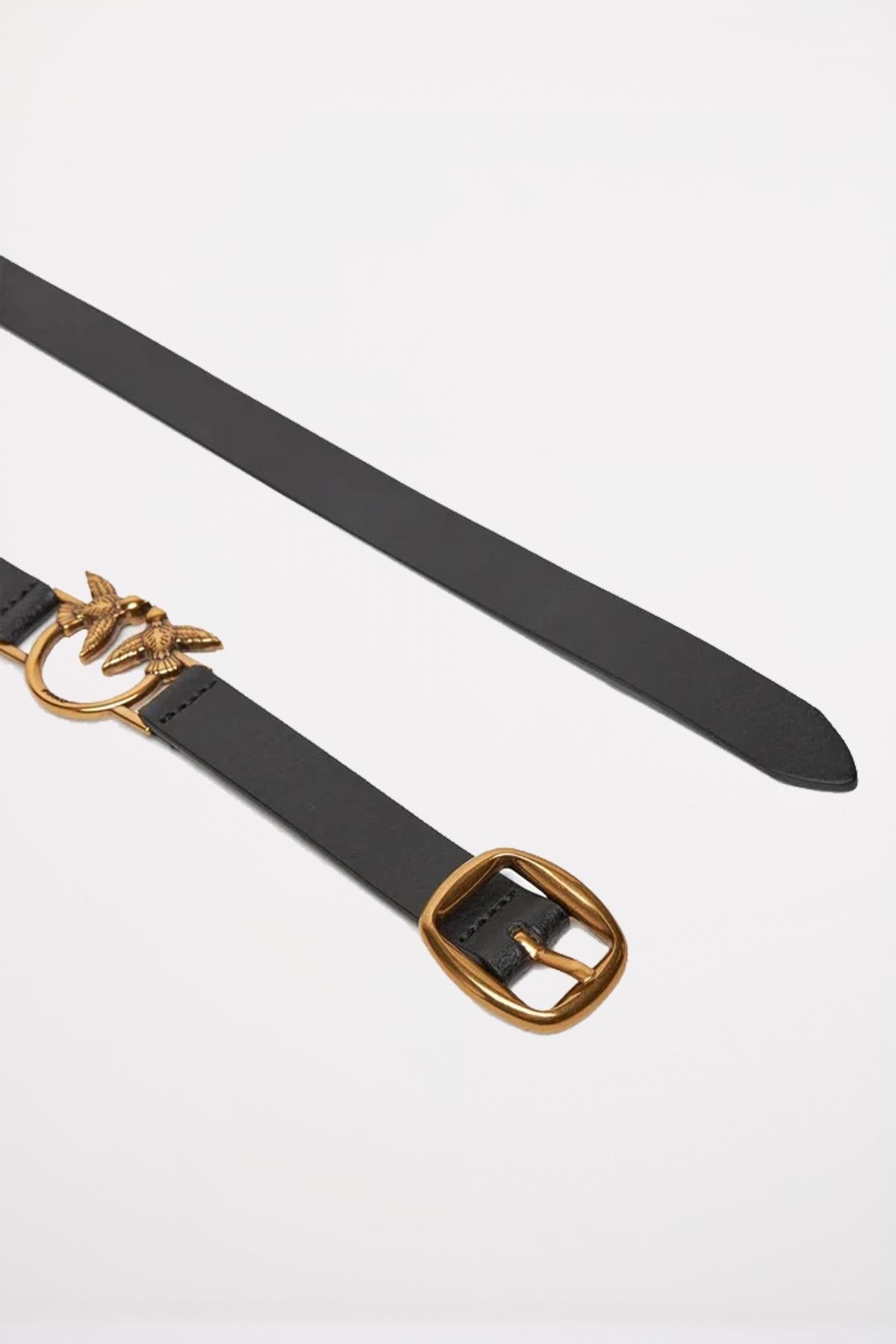 PINKO DITA H BELT en color NEGRO (2)