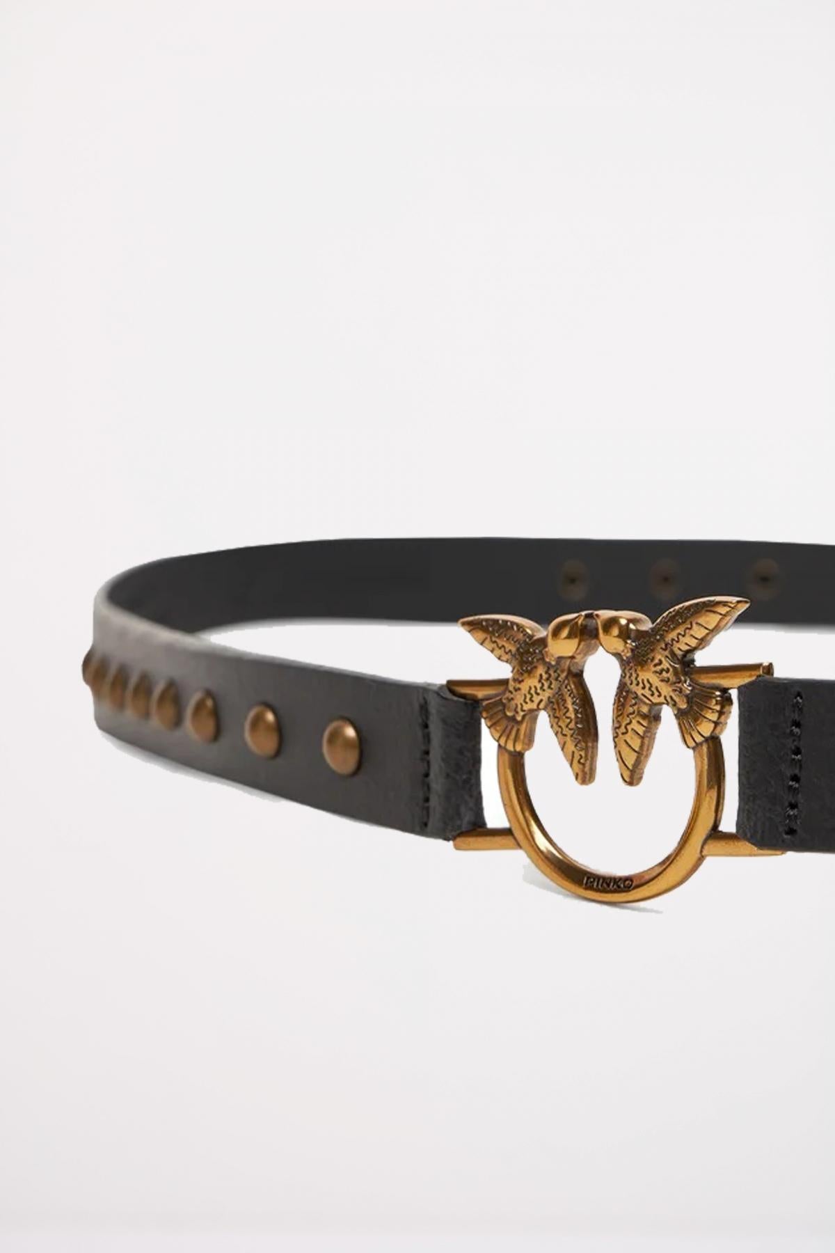 PINKO DITA H BELT en color NEGRO (3)