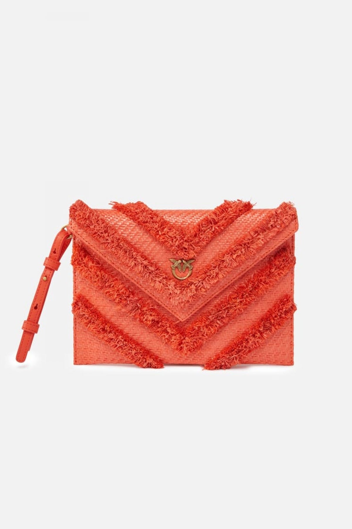 PINKO FLAT PURSE HANDLE en color NARANJA (1)