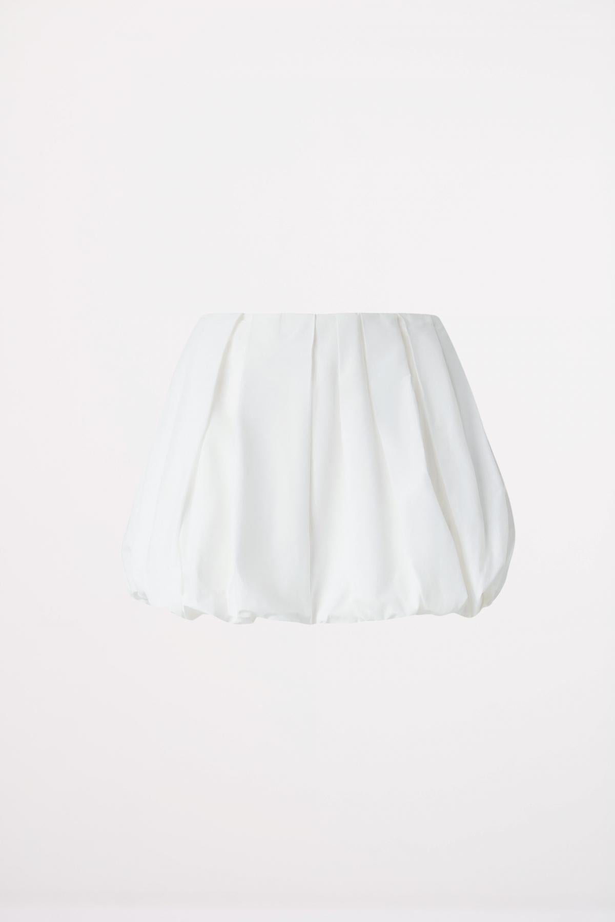 PINKO CADRIC GONNA POPELINE en color BLANCO (2)