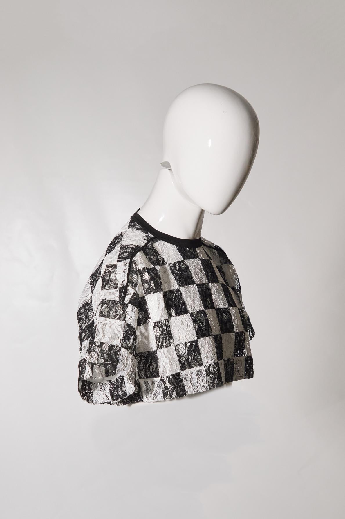 PINKO TIMMY T-SHIRT PIZZO en color NEGRO (2)