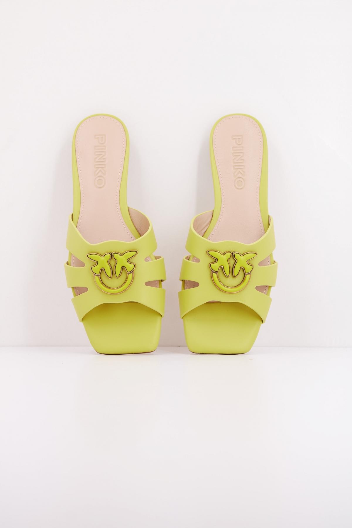 PINKO P MARLI SLIPPER en color AMARILLO (3)