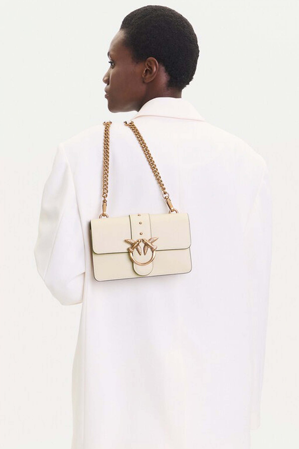 PINKO LOVE ONE MINI ST. CL VI en color BEIS (1)