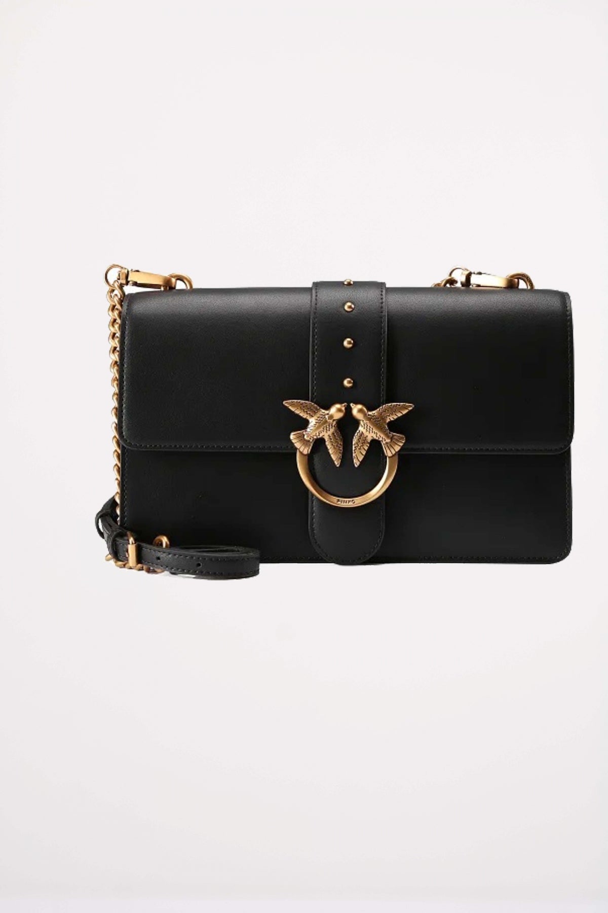 PINKO AF LOVE ONE MINI ST. CL VI en color NEGRO (1)