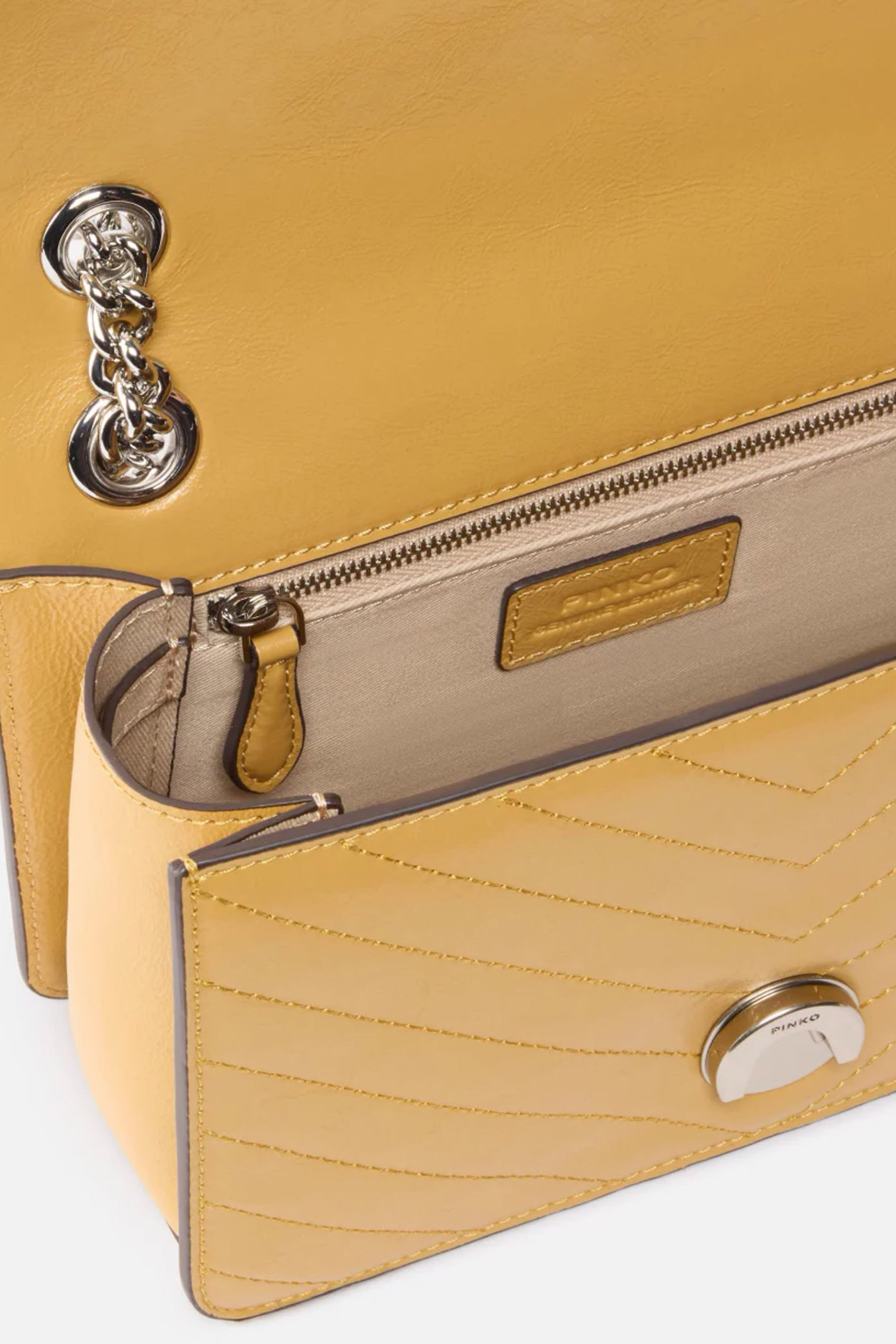 PINKO AJC LOVE ONE LIGTH MINI en color AMARILLO (3)