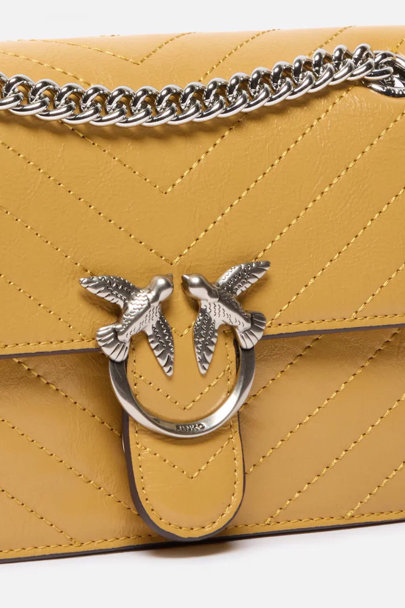 PINKO AJC LOVE ONE LIGTH MINI en color AMARILLO (4)