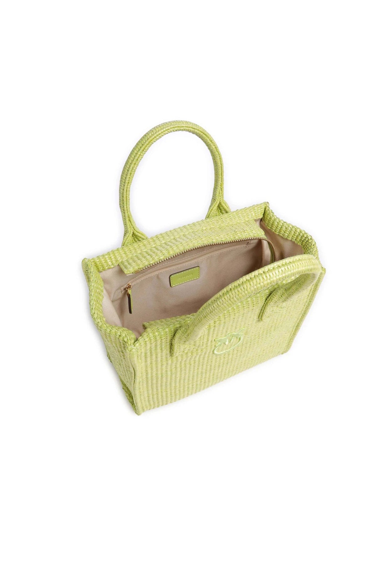 PINKO BEACH SHOPPER MINI en color VERDE (4)