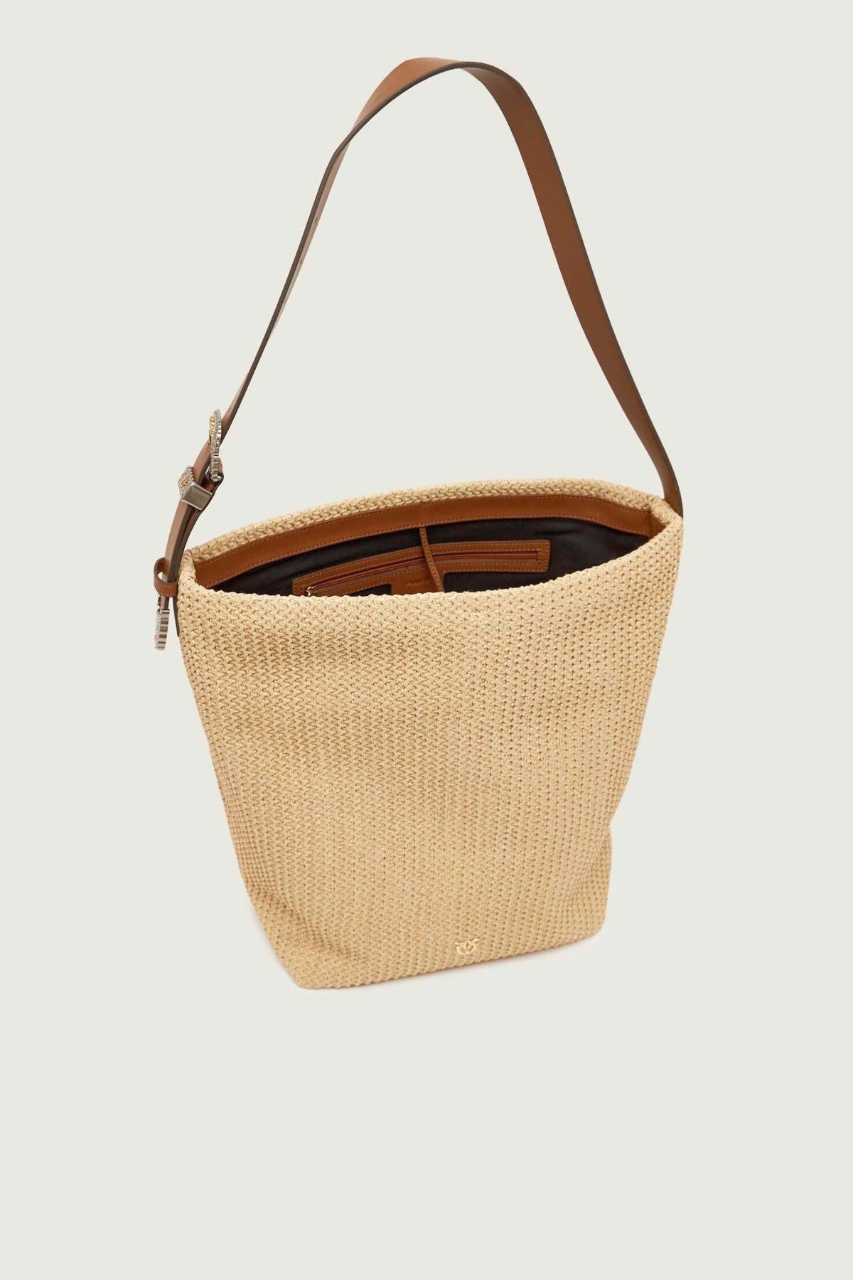 PINKO BUCKET BIG TRITTICO en color BEIS (4)