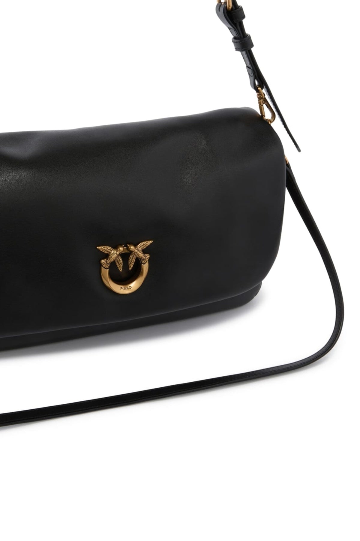PINKO CLICK SOFT BAGUETTE en color NEGRO (3)
