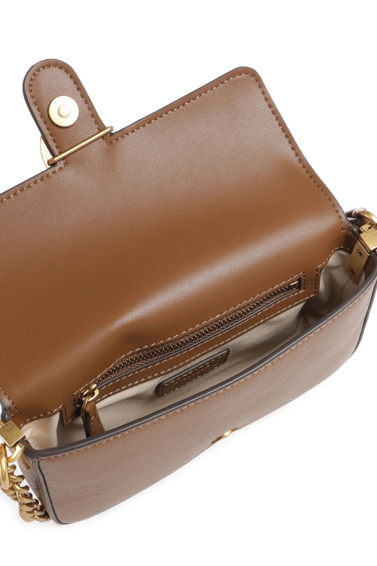 PINKO AJG LOVE ONE SLOUCHY MINI M en color MARRON (3)