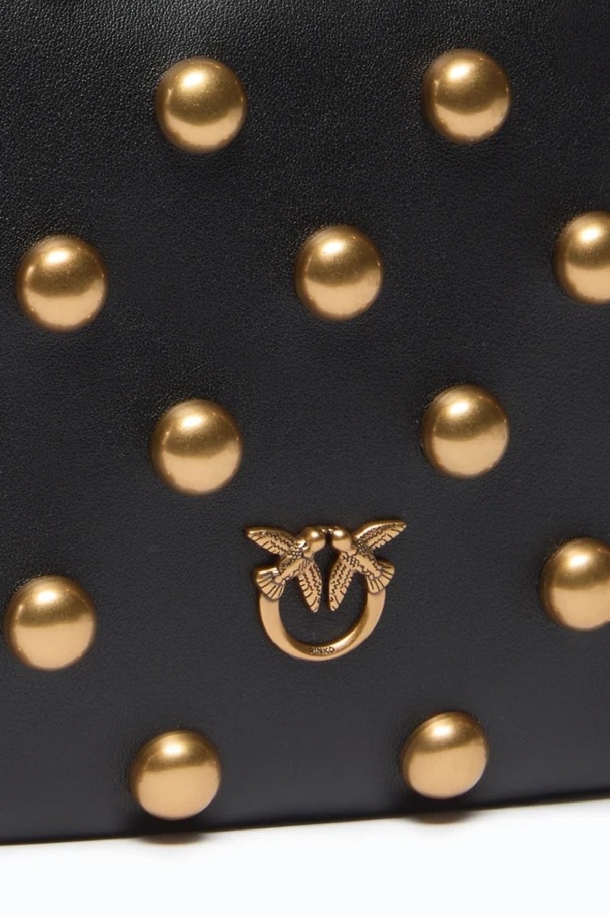 PINKO AQO TRIPLET MINI STUDS VITE en color NEGRO (5)