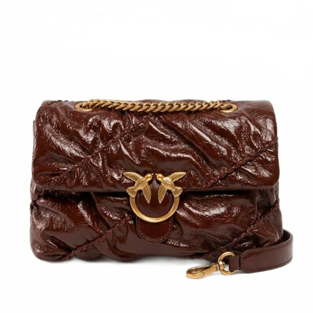 PINKO AJC LOVE PUFF CRINCKLE CLAS en color MARRON (4)