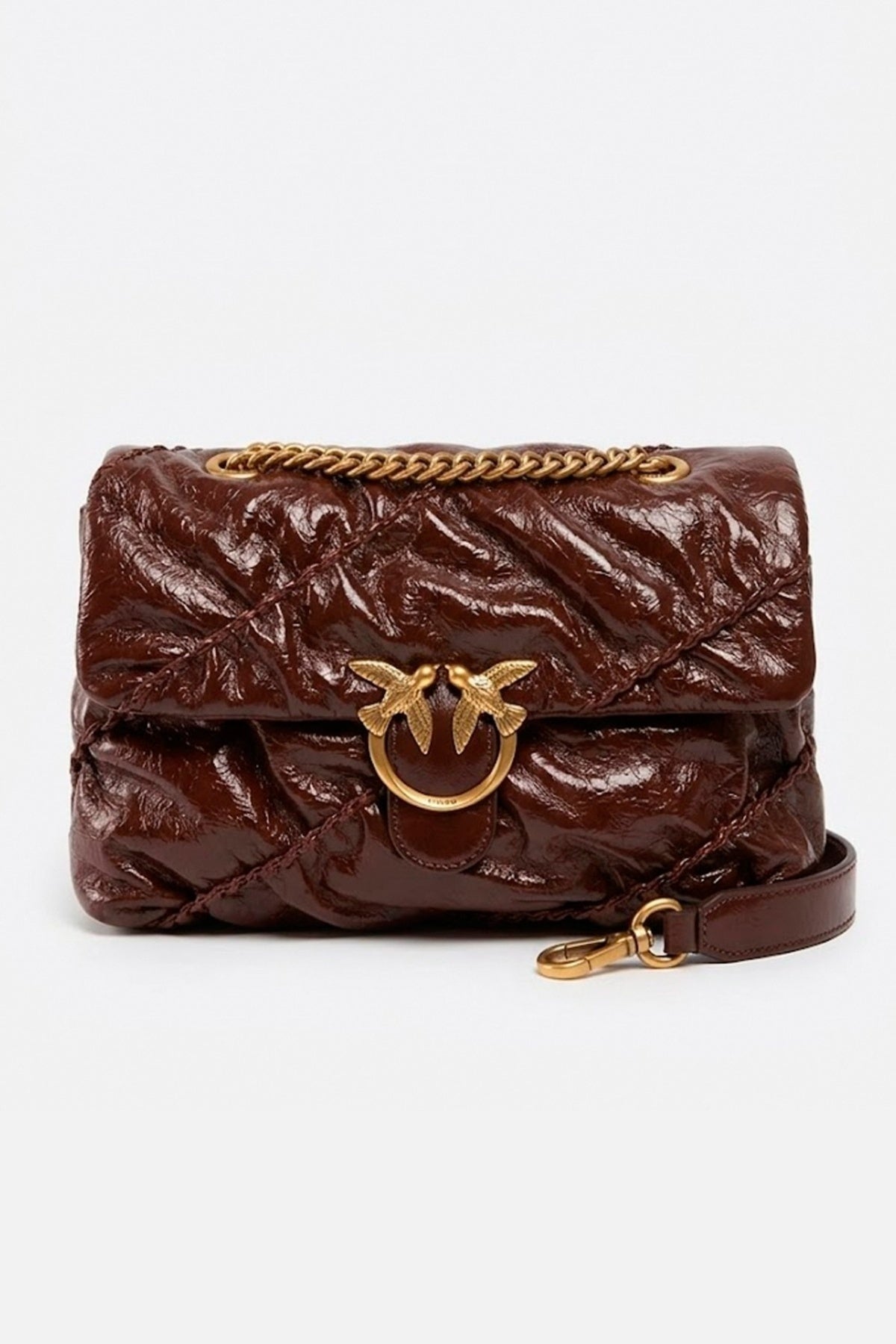 PINKO AJC LOVE PUFF CRINCKLE CLAS en color MARRON (1)