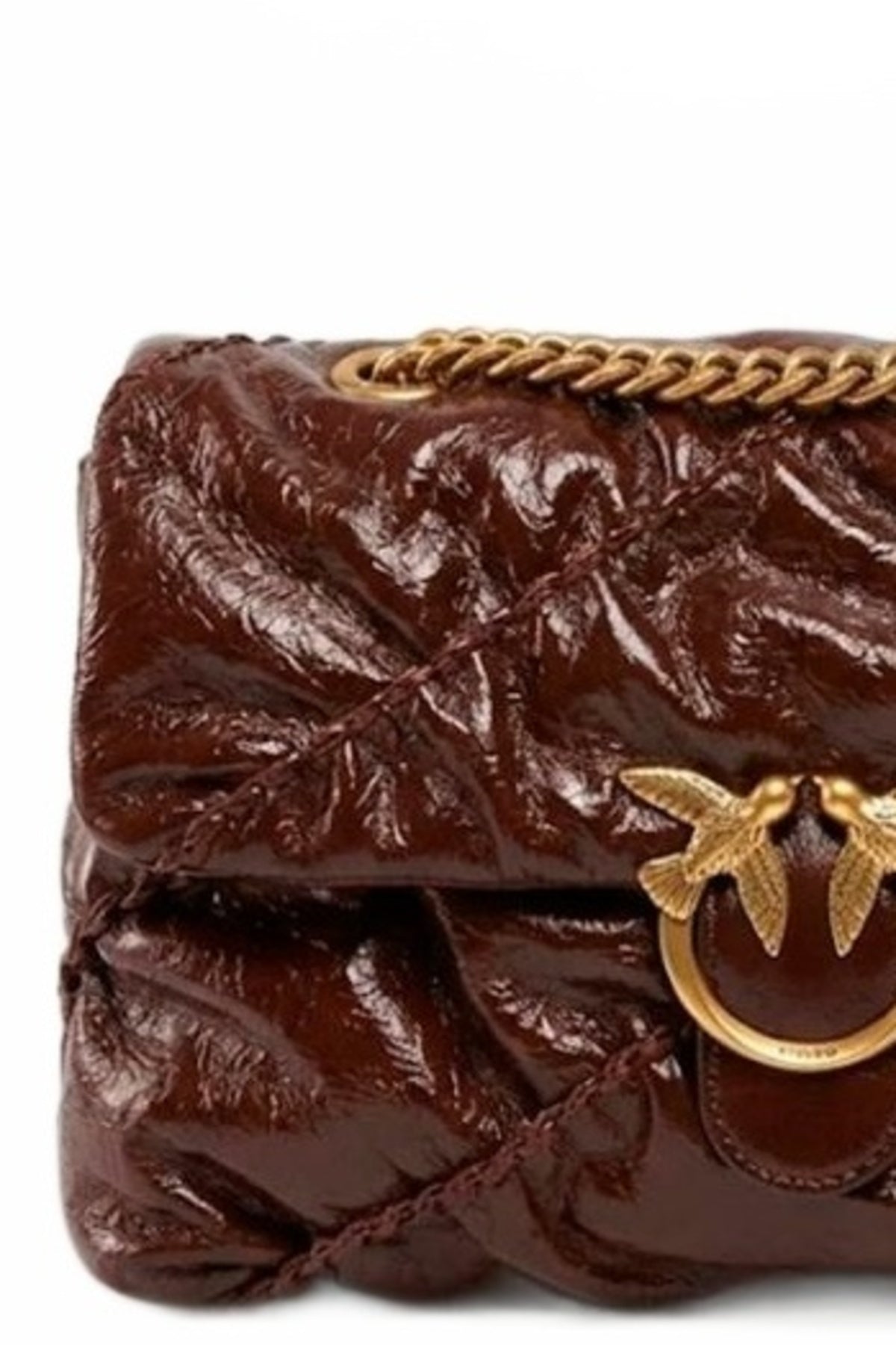 PINKO AJC LOVE PUFF CRINCKLE CLAS en color MARRON (3)