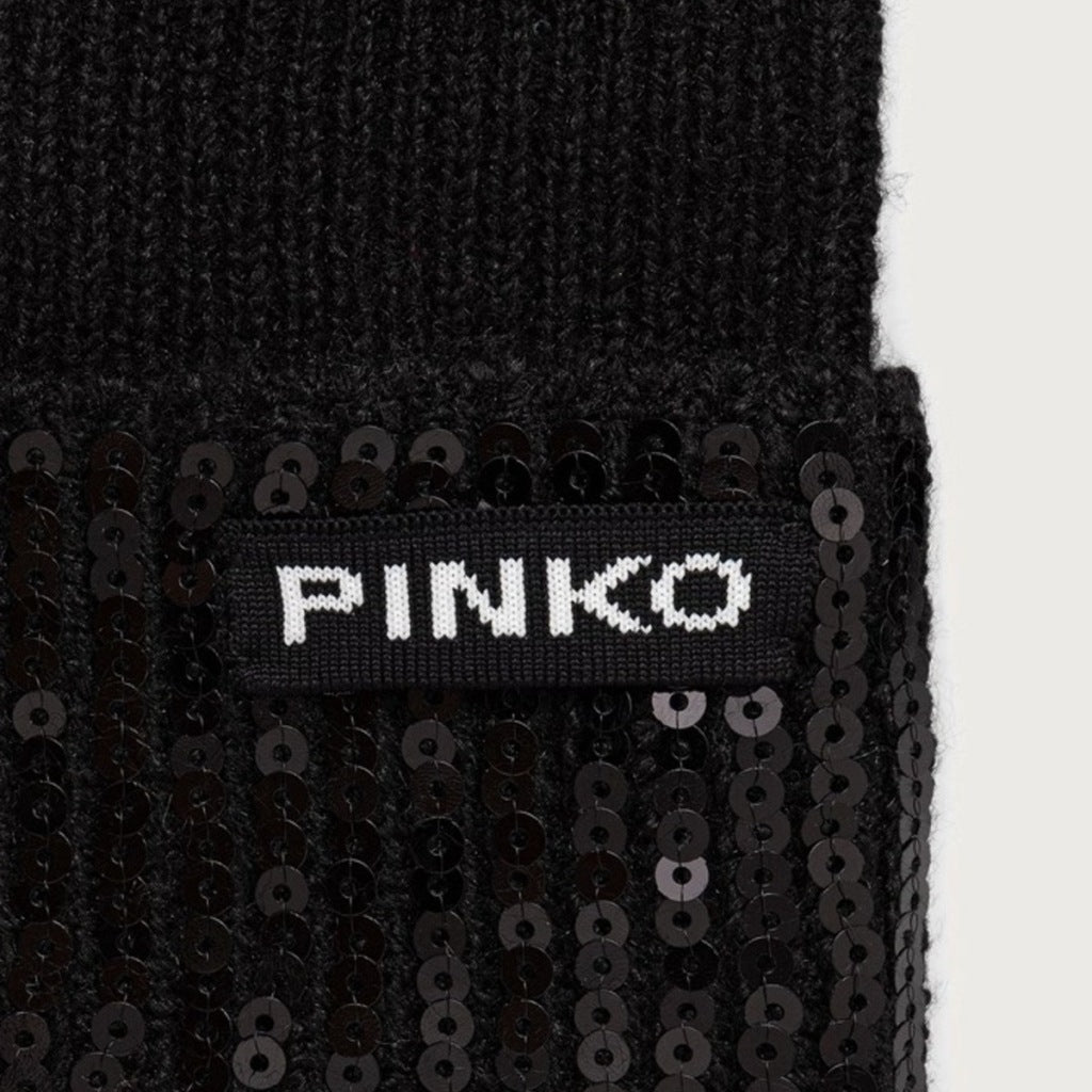 PINKO AEJ GARDENIA GUANTO COSTA en color NEGRO (5)