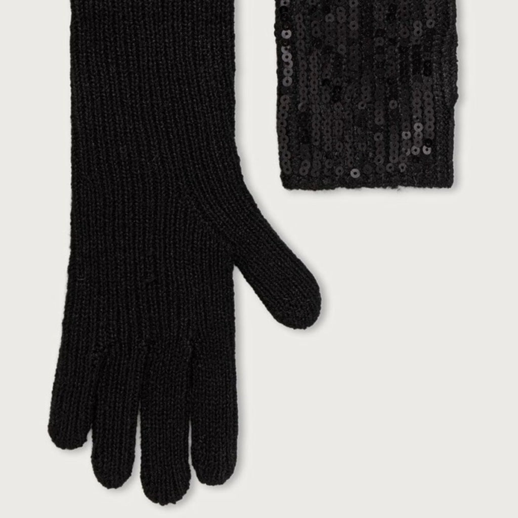 PINKO AEJ GARDENIA GUANTO COSTA en color NEGRO (6)