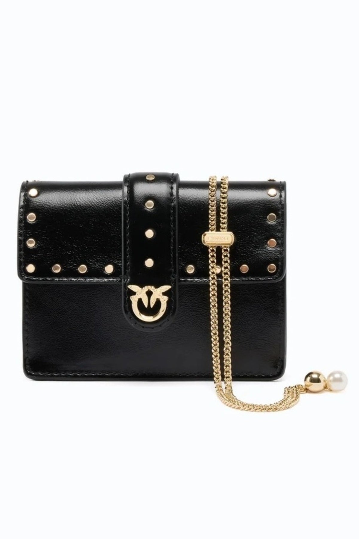 PINKO ALP LOVE POCKET STUDS VIT en color NEGRO (1)