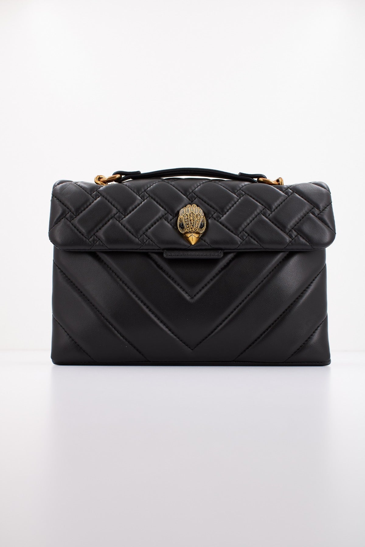 KURT GEIGER LONDON LEATHER KENSINGTON X BA en color NEGRO (1)